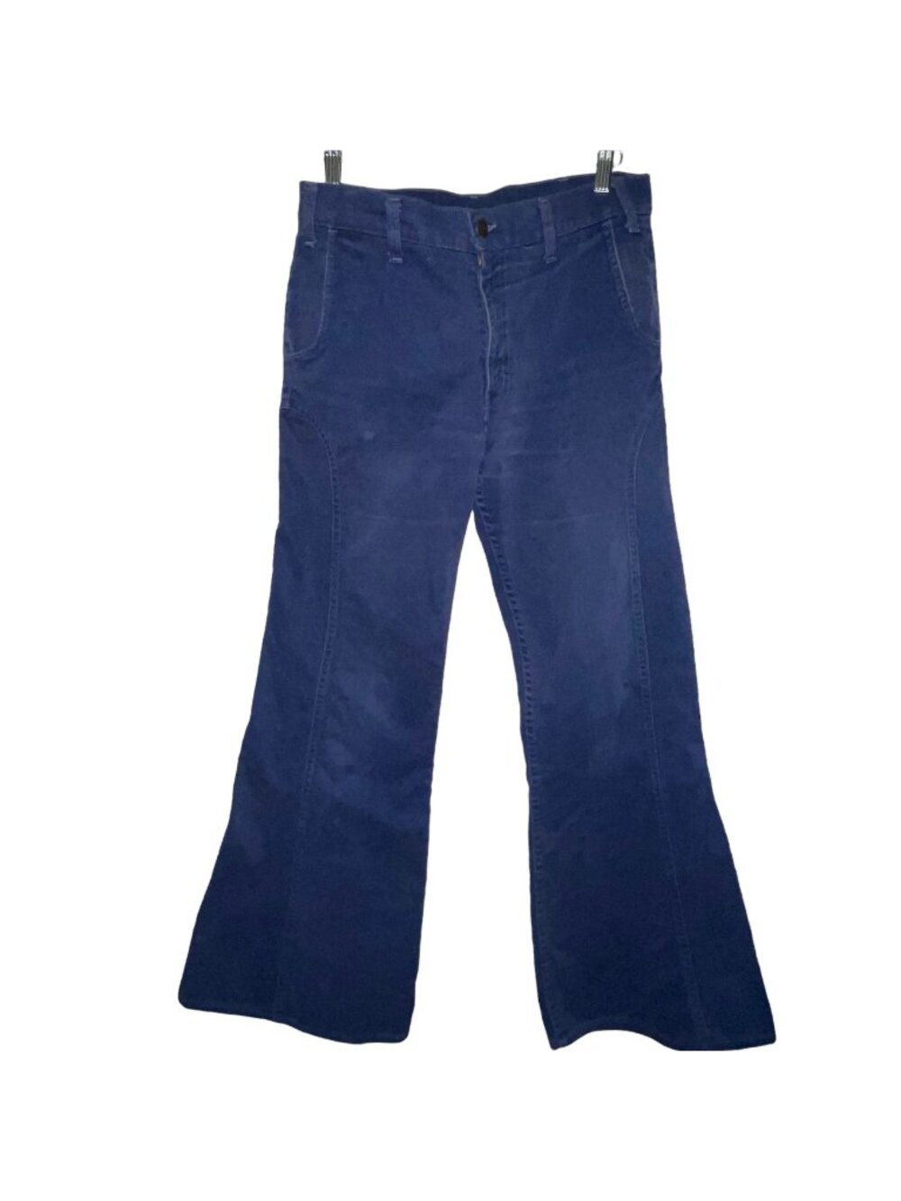Vintage Levi's Women's Flare Jeans W32 L31 Dark Indigo Blue Denim 32x31 SF207